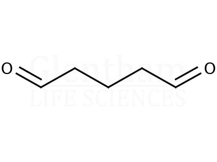 Glutaraldehyde solution, 25% in water Structure