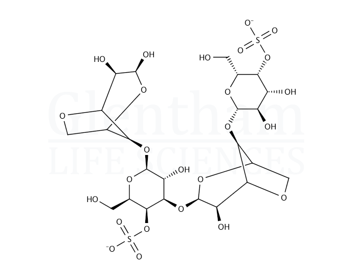 Structure for kappa-Carrageenan (11114-20-8)