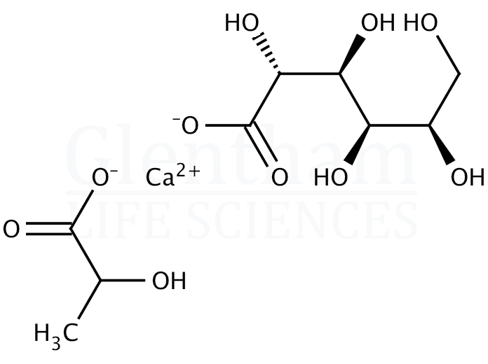 Calcium lactate gluconate Structure
