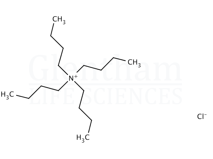 Tetrabutylammonium chloride, 50% solution in water Structure