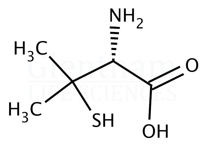 Structure for L-Penicillamine 