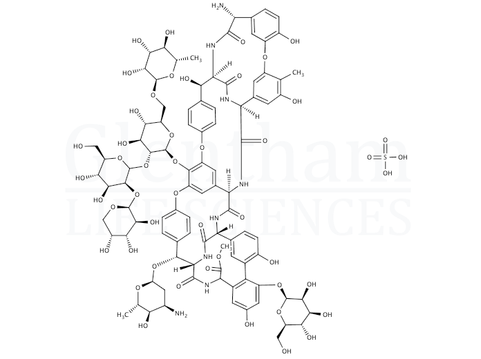 Ristomycin monosulfate Structure