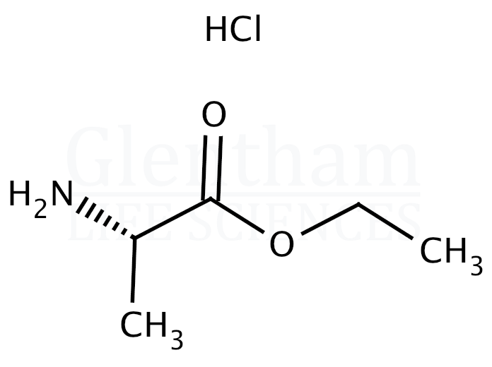 L-Alanine ethyl ester hydrochloride Structure