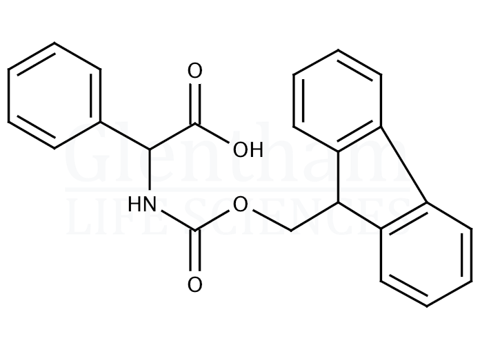 Structure for  Fmoc-D-Phg-OH   (111524-95-9)