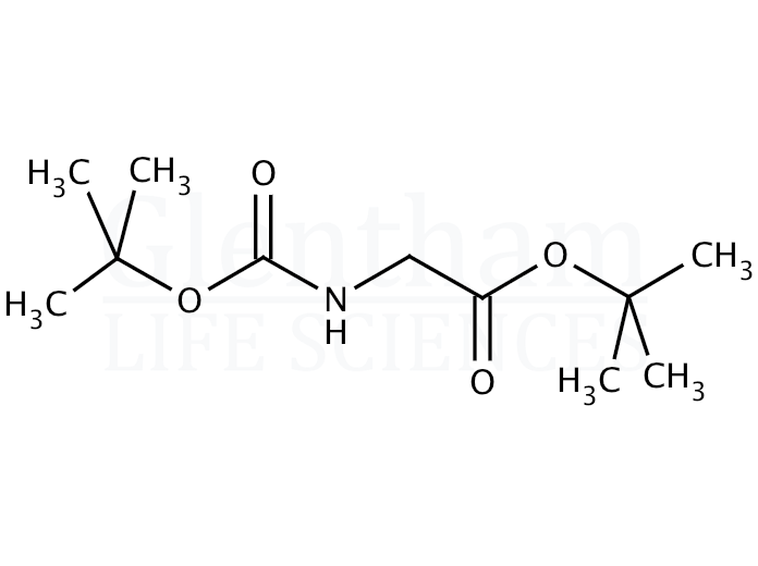 Structure for Boc-Gly-OtBu (111652-20-1)