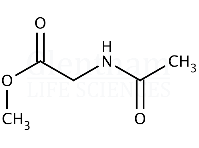 N-Acetylglycine methyl ester Structure