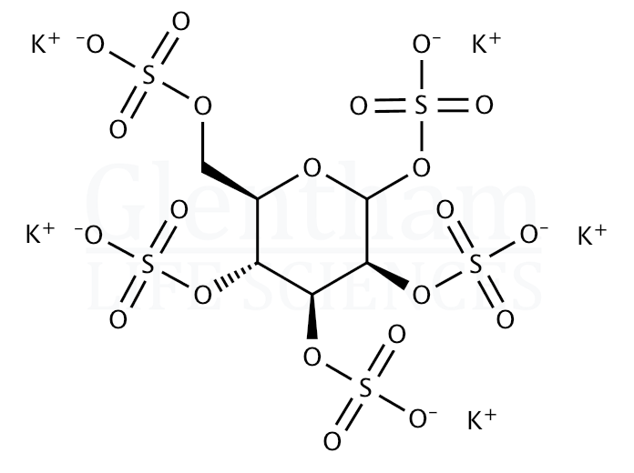 Structure for D-Mannopyranose pentasulfate potassium salt