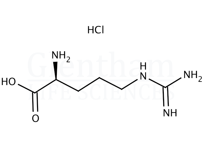 L-Arginine hydrochloride, 99%, non-animal origin Structure