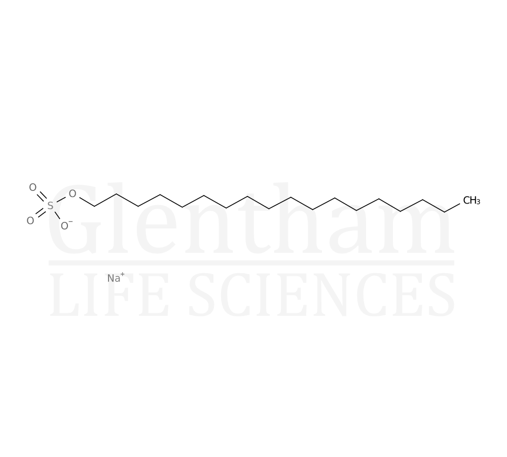 Structure for  Sodium n-octadecyl sulfate, 99%  (1120-04-3)