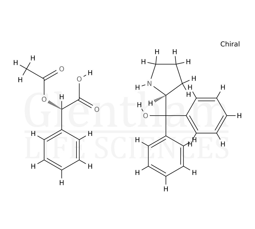 alpha,alpha-Diphenyl-L-prolinol Structure