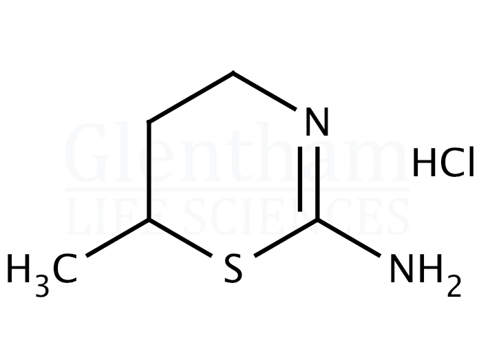 2-Amino-5,6-dihydro-6-methyl-4H-1,3-thiazine Structure