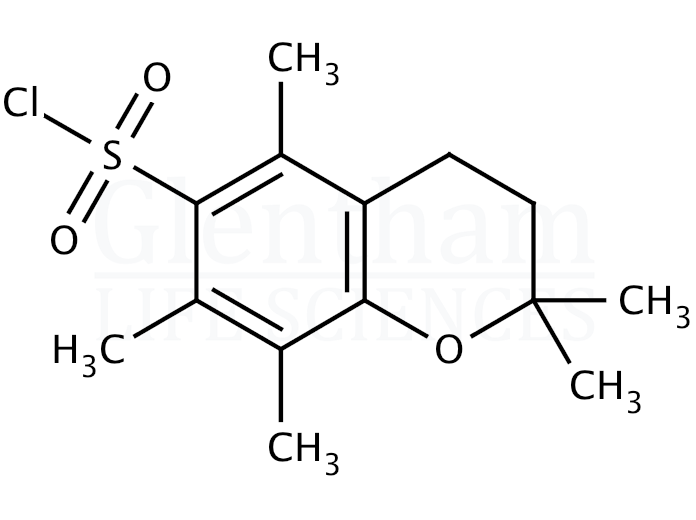 2,2,5,7,8-Pentamethyl-chromane-6-sulfonyl chloride Structure