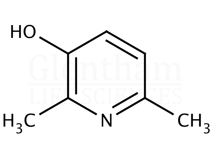 2,6-Dimethyl-3-hydroxypyridine Structure