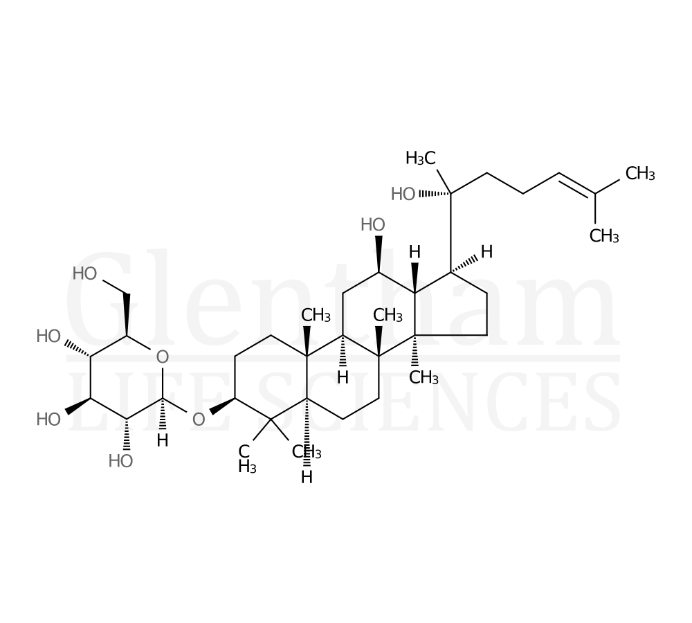 20(R)-Ginsenoside Rh2 Structure