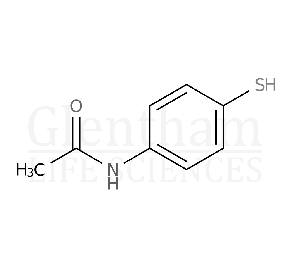  4-Acetamidothiophenol Structure