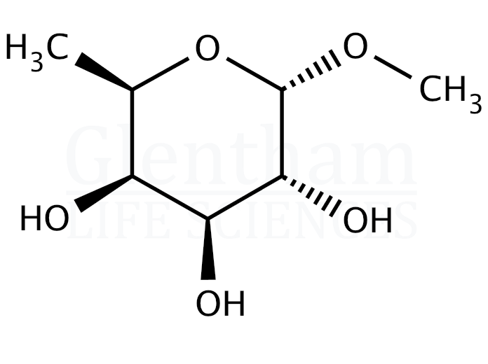 Methyl a-D-fucopyranoside Structure