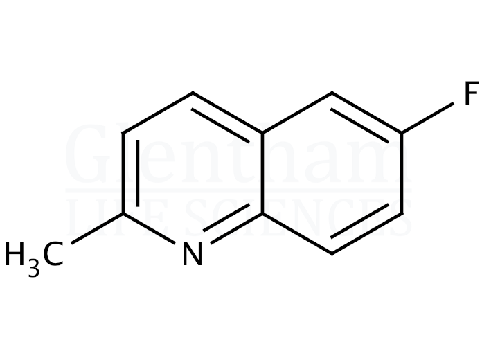 6-Fluoro-2-methylquinoline Structure
