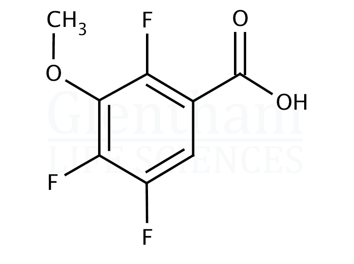 Structure for 2,4,5-Trifluoro-3-methoxybenzoic acid