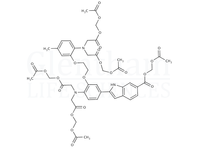 Structure for  Indo 1-AM    (112926-02-0)