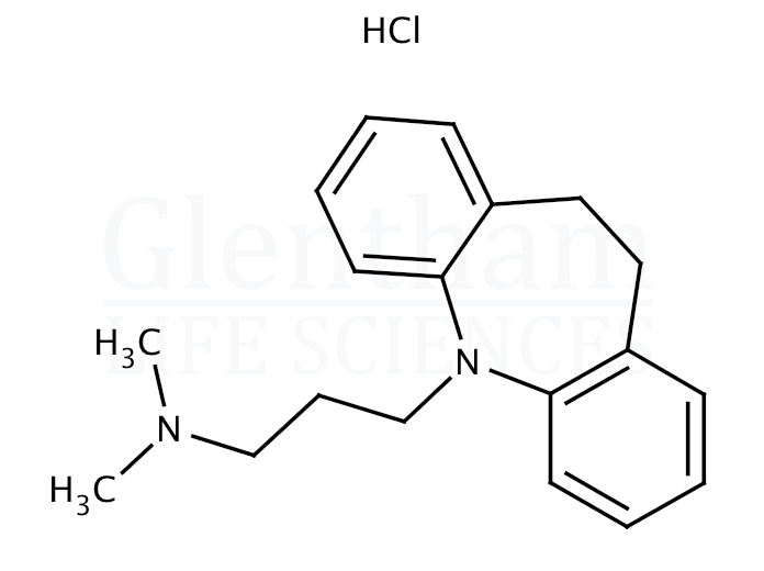 Structure for  Imipramine hydrochloride  (113-52-0)