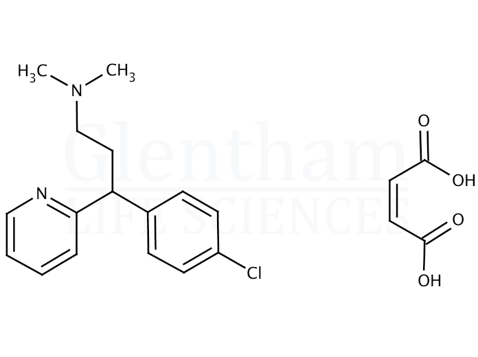 Chlorpheniramine maleate salt Structure