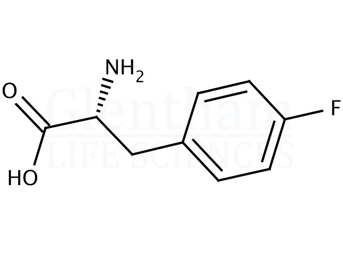 p-Fluoro-L-phenylalanine Structure