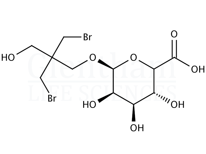 Pentaerythritol dibromide b-D-glucuronide Structure
