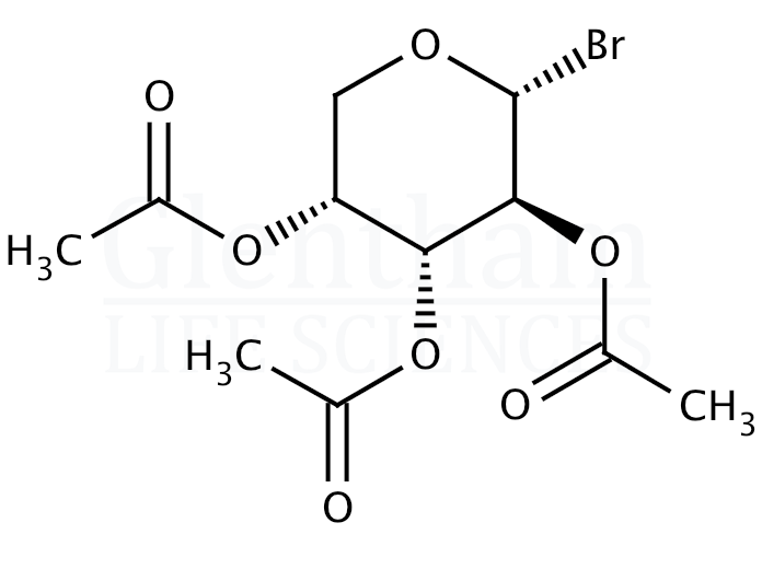 2,3,4-Tri-O-acetyl-D-arabinopyranosyl bromide Structure