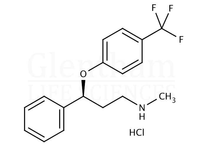 Structure for S-(+)-Fluoxetine hydrochloride
