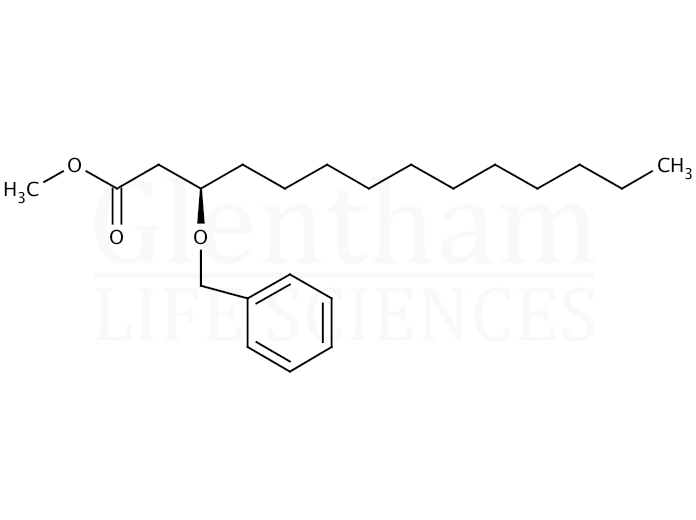 R-(3)-Benzyloxy myristic acid methyl ester Structure