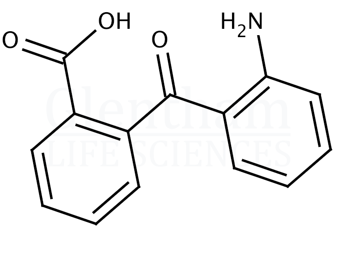 Structure for 2-Aminobenzophenone-2′-carboxylic acid  (1147-43-9)