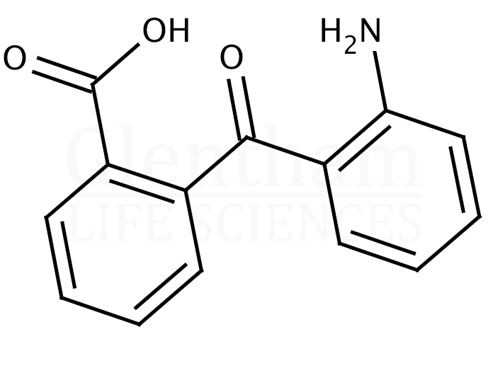 2-Aminobenzophenone-2′-carboxylic acid  Structure