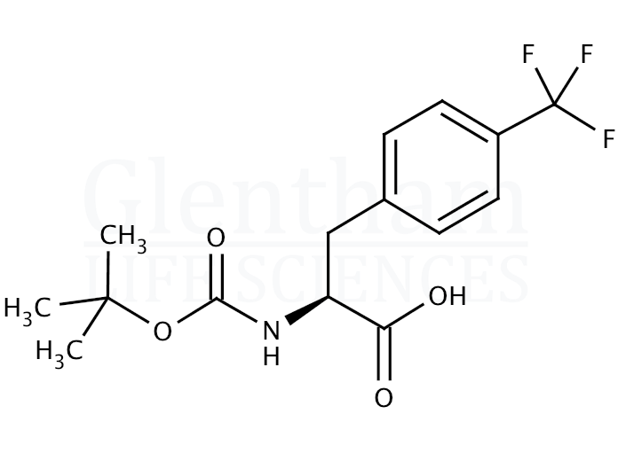 Structure for Boc-Phe(4-CF3)-OH