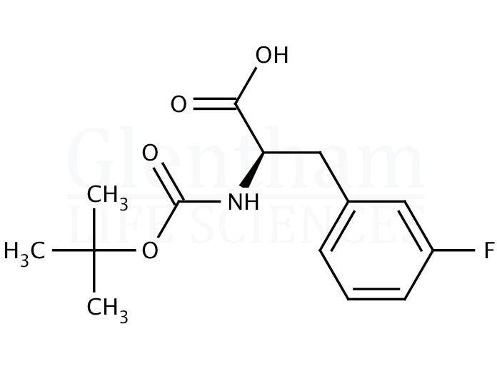 Large structure for Boc-D-Phe(3-F)-OH    (114873-11-9)