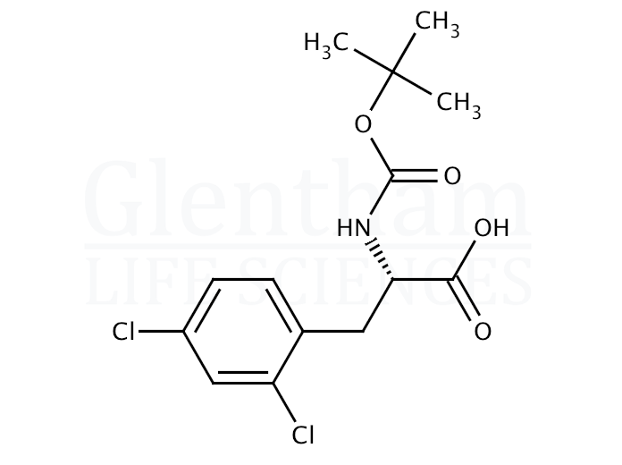 Large structure for  Boc-D-Phe(2,4-Cl2)-OH  (114873-12-0)