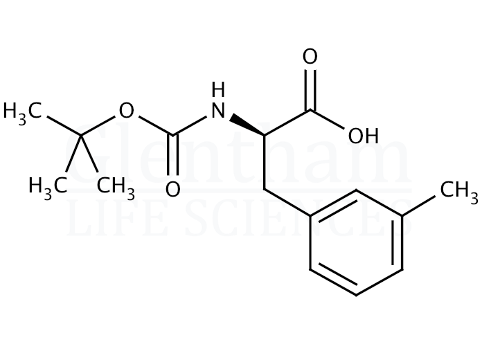 Boc-D-Phe(3-Me)-OH   Structure