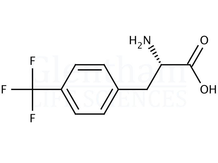 Structure for 4-(Trifluoromethyl)-L-phenylalanine (114926-38-4)