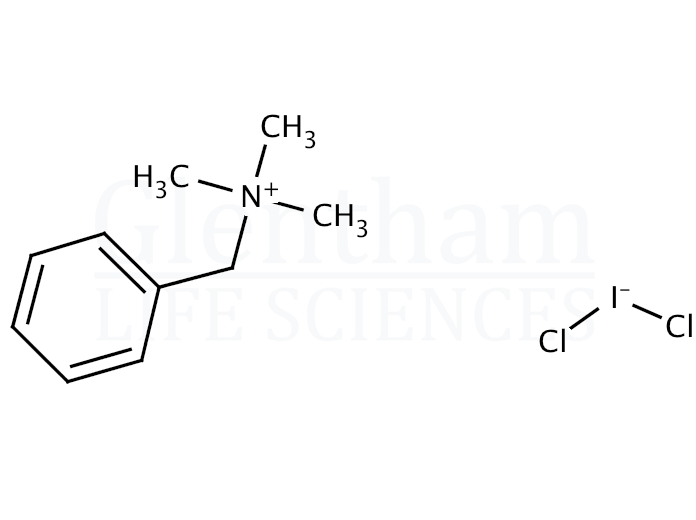 Benzyltrimethylammonium dichloroiodate Structure