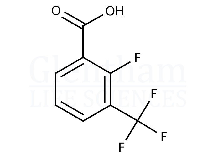 2-Fluoro-3-trifluoromethylbenzoic acid Structure