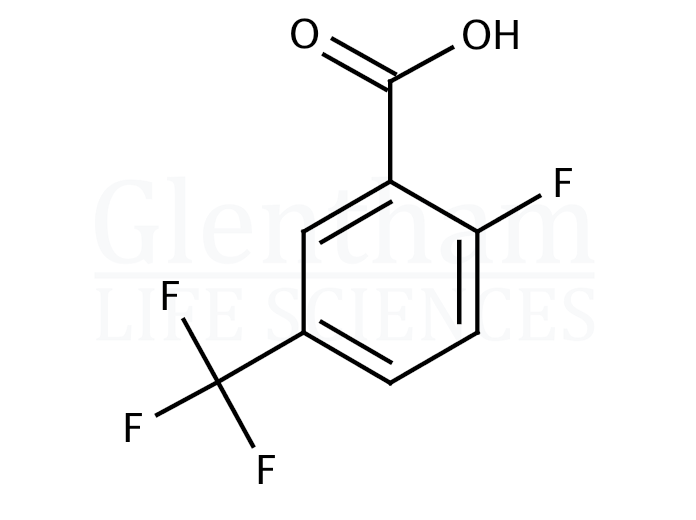 Structure for 2-Fluoro-5-trifluoromethylbenzoic acid