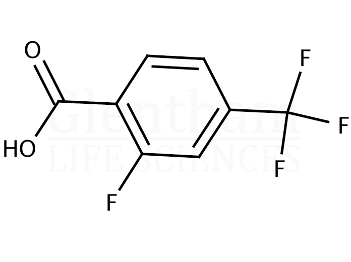 Structure for 2-Fluoro-4-trifluoromethylbenzoic acid