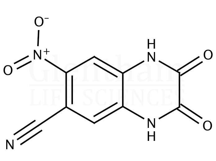 6-Cyano-7-nitroquinoxaline-2,3 (1H,4H)-dione Structure