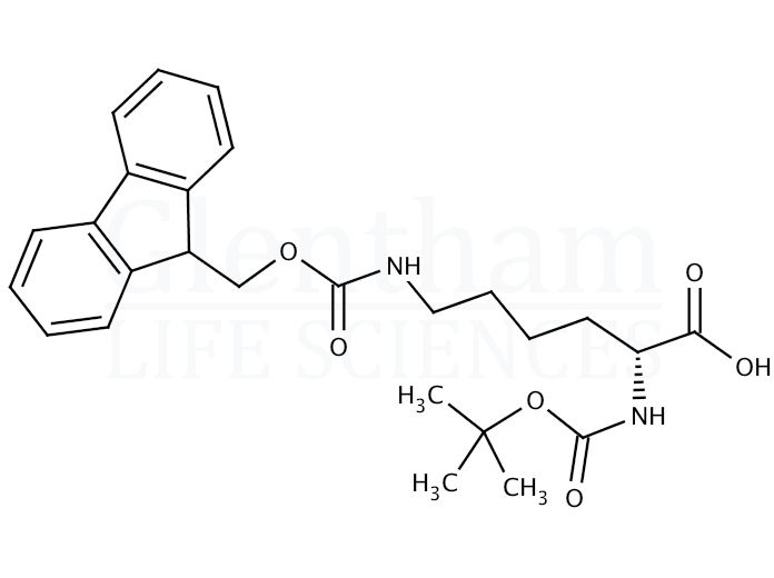 Boc-D-Lys(Fmoc)-OH Structure