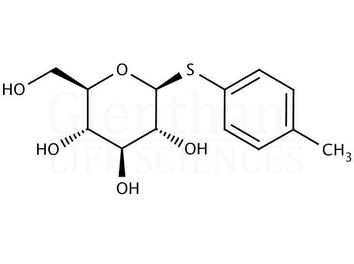 Structure for 4-Methylphenyl b-D-thioglucopyranoside
