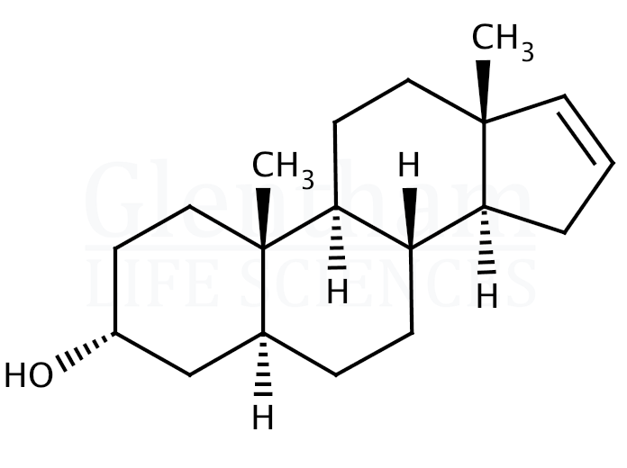5α-Androst-16-en-3α-ol Structure