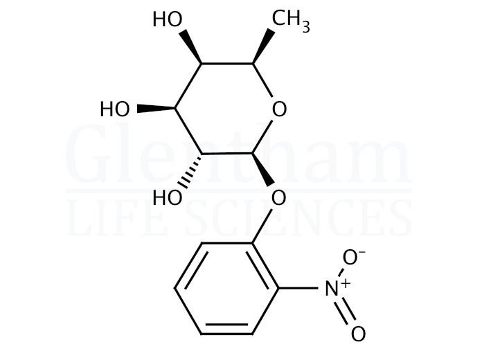 2-Nitrophenyl b-D-fucopyranoside Structure
