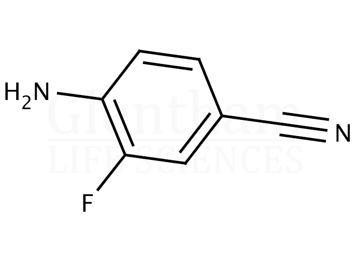 4-Amino-3-fluorobenzonitrile Structure