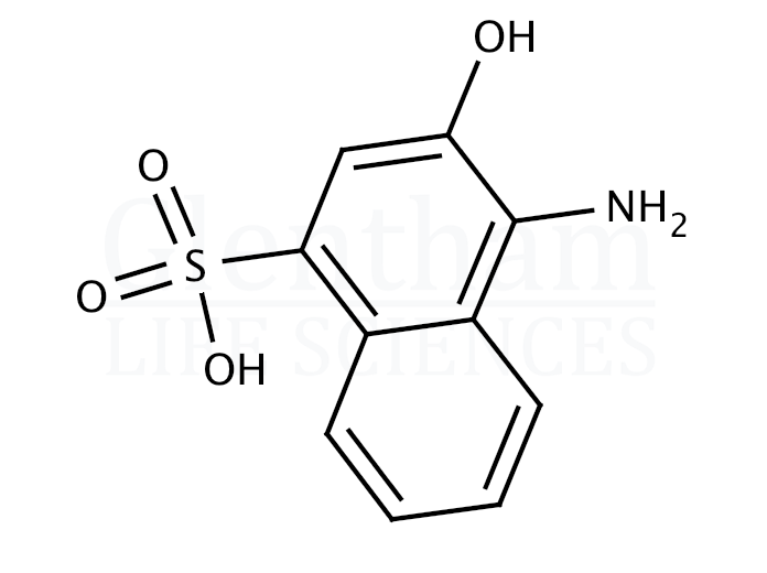 Structure for 4-Amino-3-hydroxy-1-naphthalenesulfonic acid, ACS grade