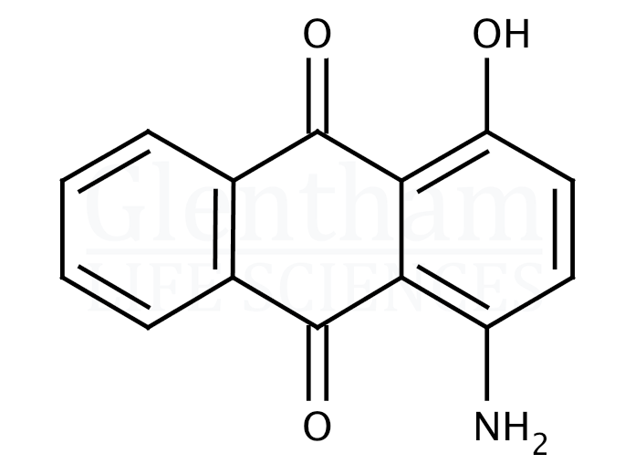 1-Amino-4-hydroxyanthraquinone Structure