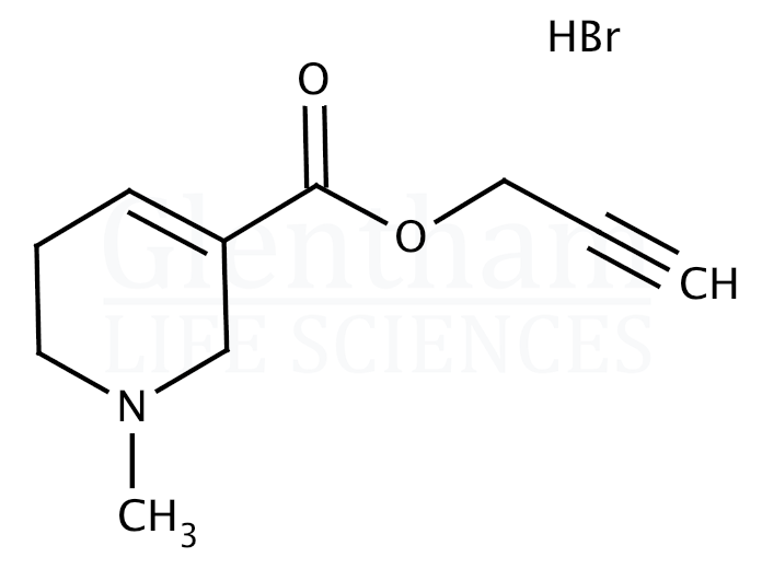 Structure for Arecaidine propargyl ester hydrobromide 
